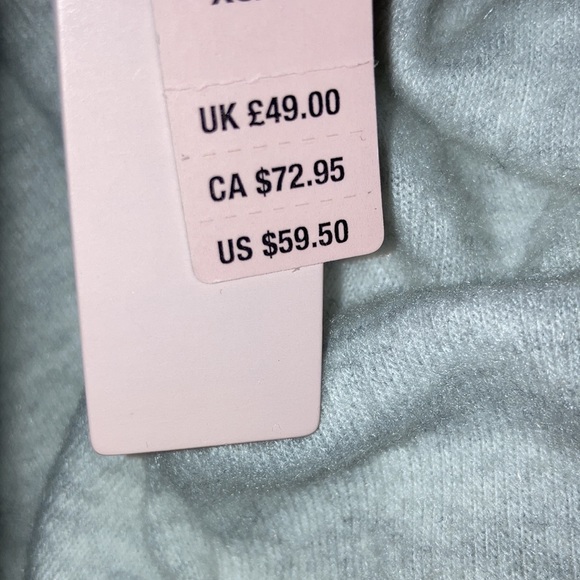 💜 NWT Victoria secret super cozy plush cream comfy fluffy joggers xs xsmall - Picture 4 of 6